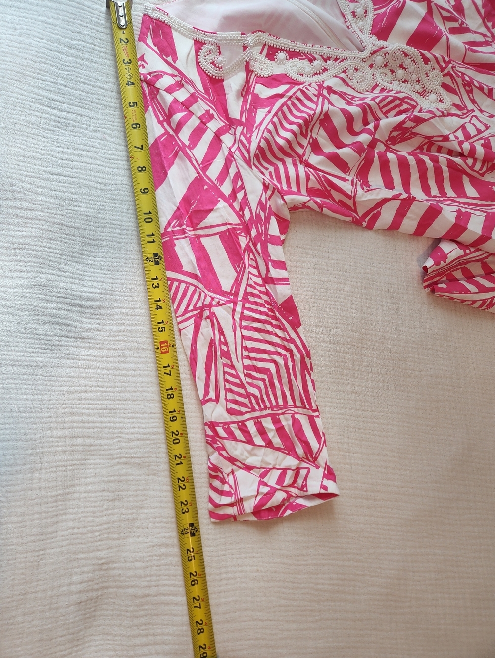 Lilly Pulitzer Pink and White Printed Tunic Dress - Picture 12 of 15